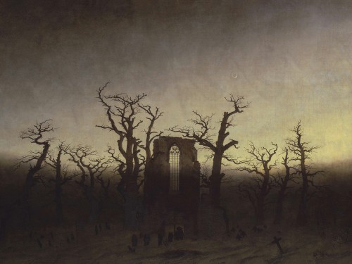 Abbey among Oak Trees