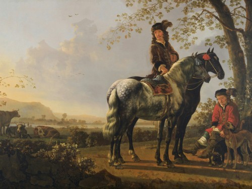 Horsemen Resting in a Landscape