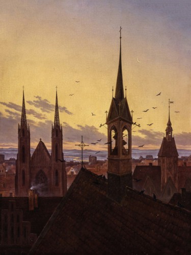 Old German City in the First Light
