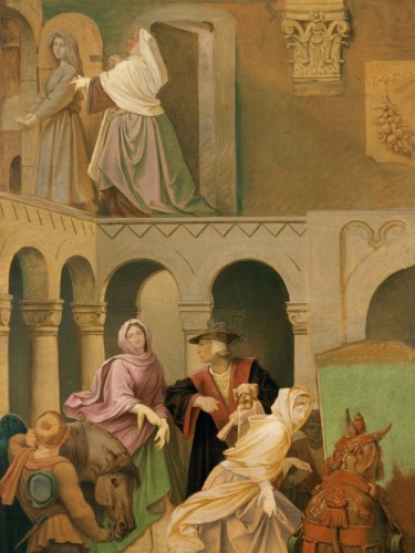 Cinderella, waying to the ball