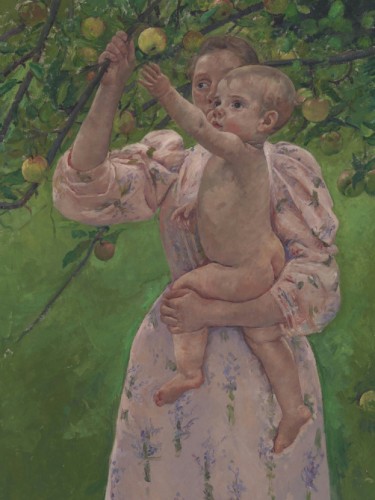 Child Picking a Fruit
