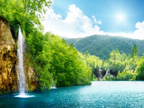 Постер (плакат) Водопад