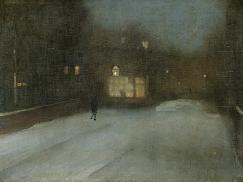 Nocturne in Grey and Gold Chelsea Snow