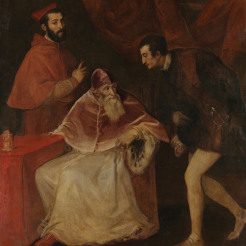 Portrait of Pope Paul III with His Grandsons