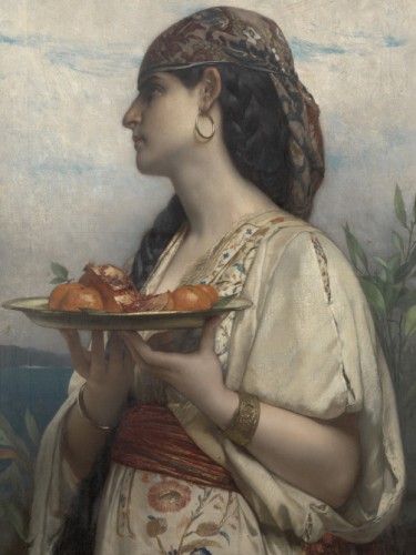 Slavin met een fruitschaal, 1874