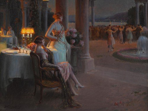 Le Soir sur la terasse