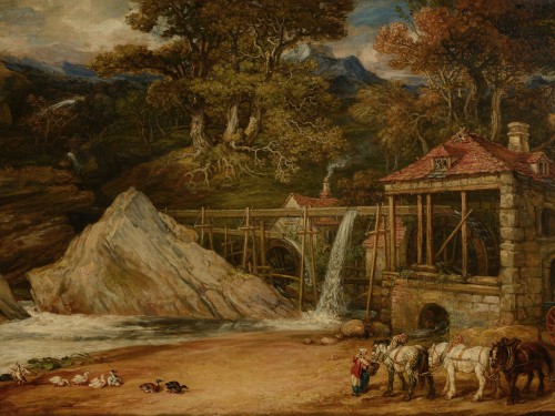 An Overshot Mill in Wales