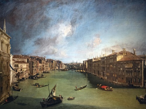 The Grand Canal, View of the Palazzo Balbi towards the Rialto Bridge