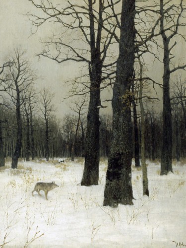Зимой в лесу, 1885