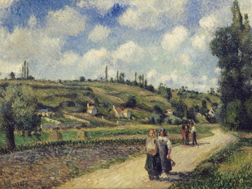 Landscape near Pontoise, the Auvers Road, 1881