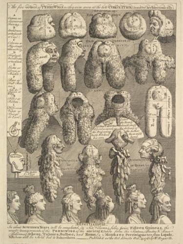 The Five Orders of Periwigs