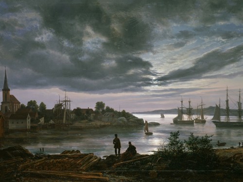 Larvik by Moonlight