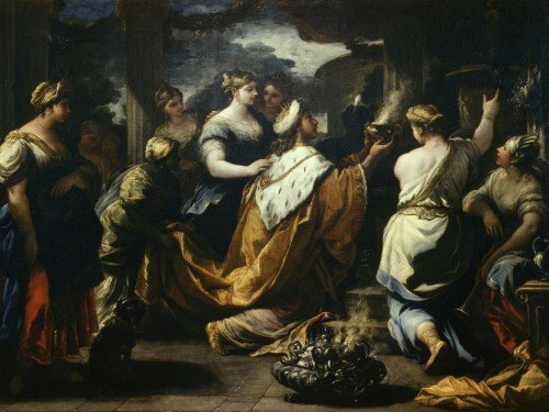 Solomon Praying to False Gods
