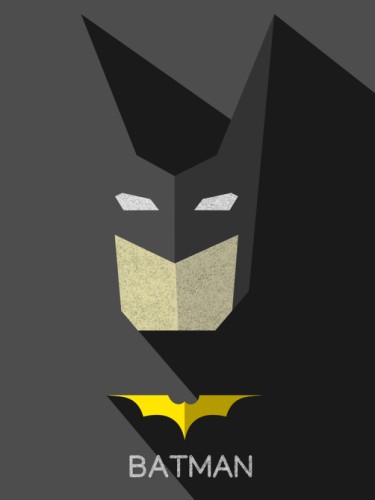 Постер (плакат) Минимализм: Batman, артикул 109944