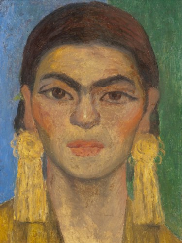 Portrait of Frida Kahlo. Retrato de Frida Kahlo