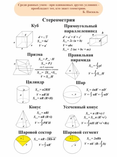 Стереометрия