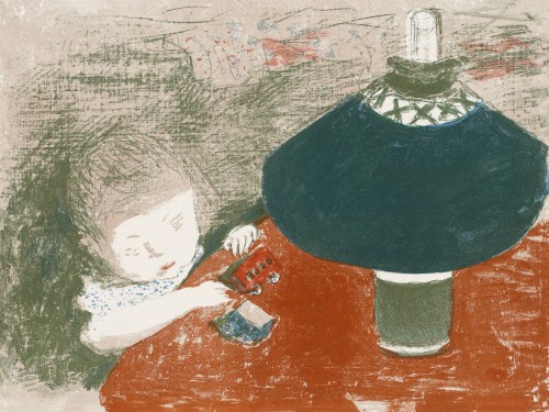 L'Enfant a la Lampe (Child in Lamplight)