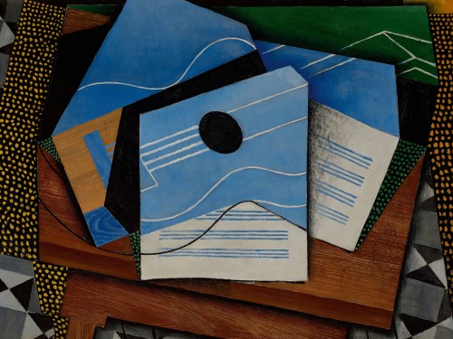 Guitar on a table