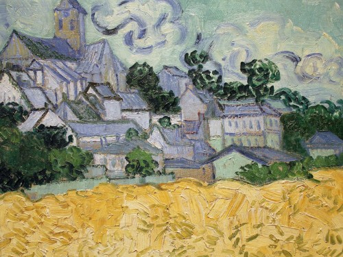 Вид на Овер с церковью, 1890