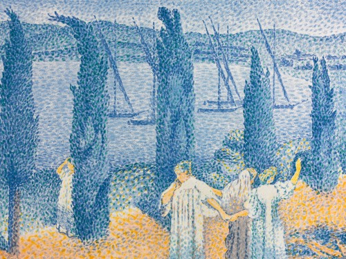 Landscape with Cypresses