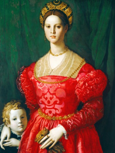 A Young Woman and Her Little Boy