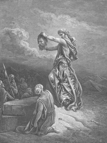 113. Judith Shows the Head of Holofernes