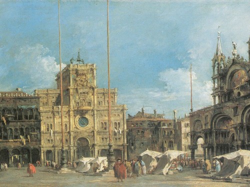 The Torre dell Orologio in Piazza San Marco