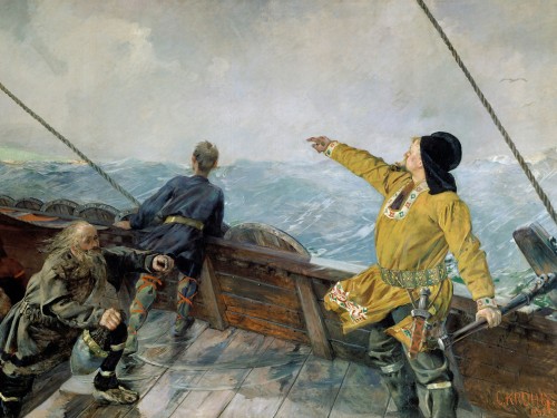 Leiv Eirikson discovering America