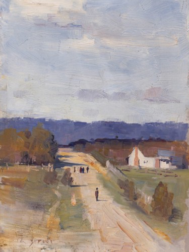 A road to the ranges