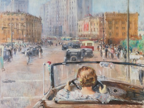 Репродукция картины Новая Москва 1937