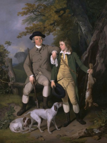 Portrait of a Sportsman with His Son