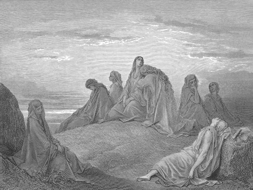 Картина 059. Israelite Women Mourn with Jephthah's Daughter
