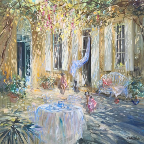 Laurent Parcelier Dejeuner au Jardin