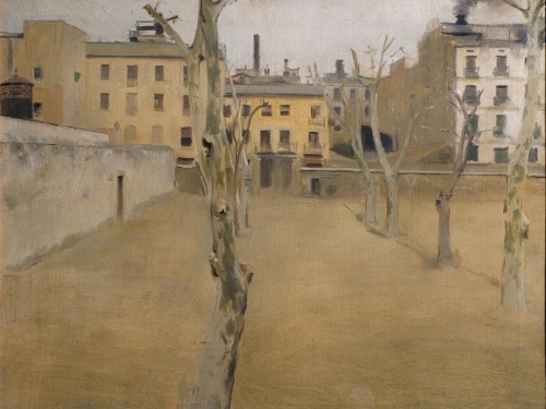 Courtyard of the old Barcelona prison