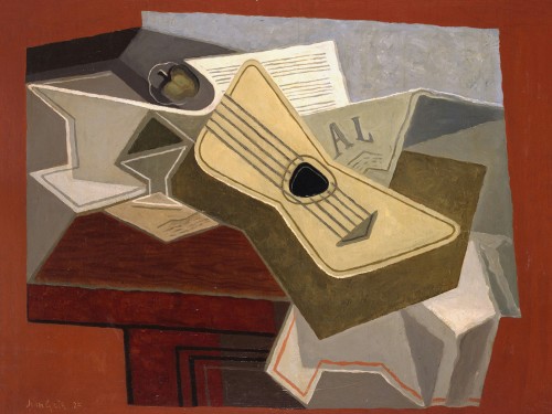 Guitar and Newspaper