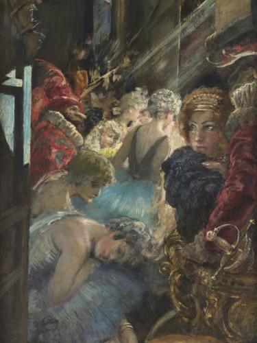 Backstage of La Scala Theater