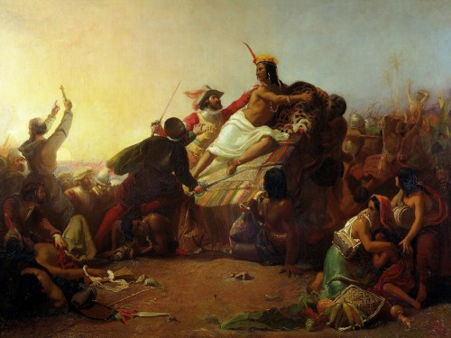 Pizarro Seizing the Inca