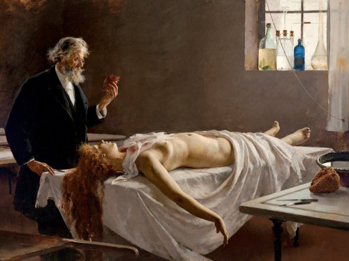 La autopsia, 1890
