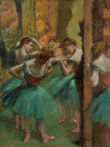 Dancers, Pink and Green
