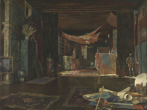 The atelier of the artist
