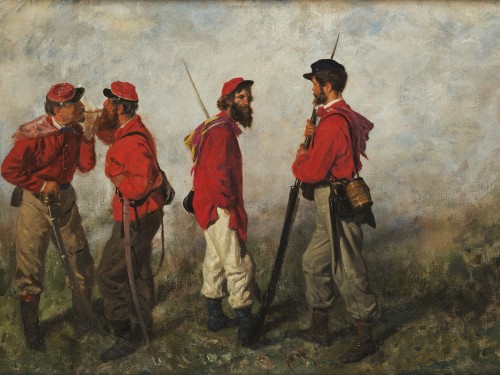 Un gruppo di garibaldini