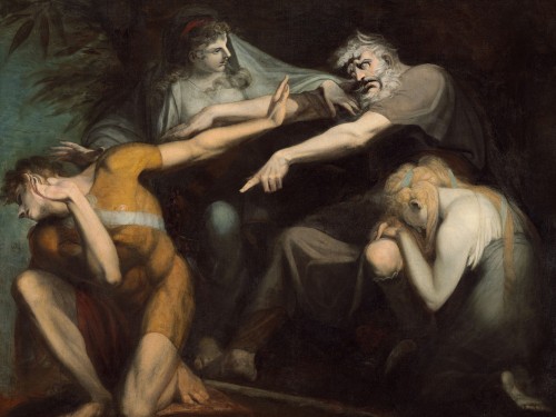 Oedipus Cursing His Son, Polynices