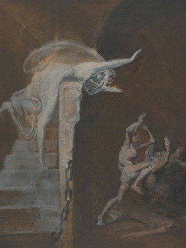 Ariadne Watching the Struggle