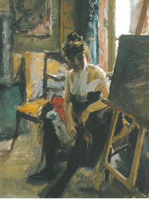 Картина In the Studio, 1888