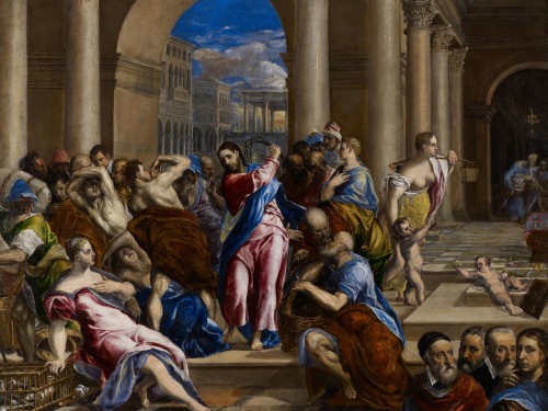 Christ Driving the Money Changers from the Temple