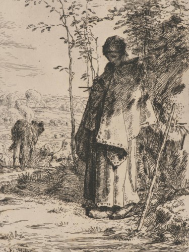 Shepherdess Knitting