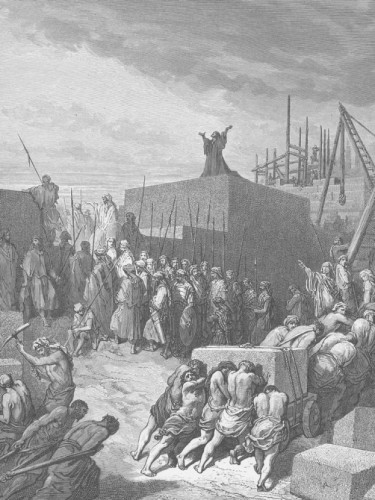 Картина 105. The Rebuilding of the Temple Is Begun