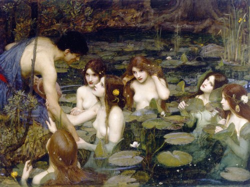 Гилас и Нимфы, 1896