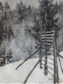 Картина Eine Winterlandschaft, 1887