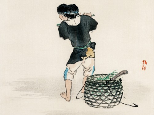 Man with basket